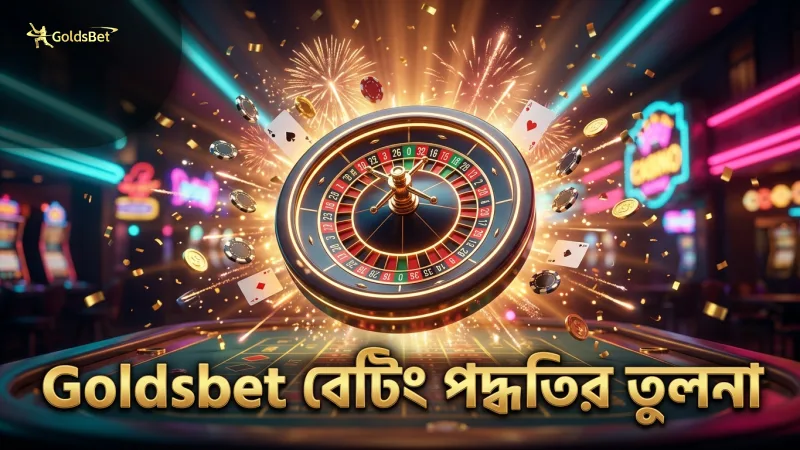 বিভিন্ন বেটিং পদ্ধতির তুলনায় Goldsbet এর সুবিধা স্পষ্ট