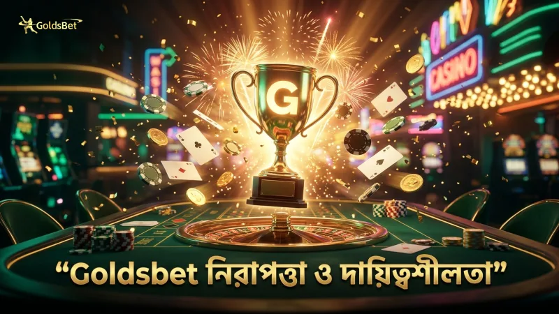 Goldsbet প্লেয়ারদের নিরাপত্তা ও দায়িত্বশীলতা নিশ্চিত করে