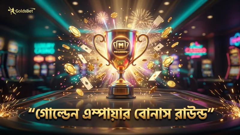 গোল্ডেন এম্পায়ার – নতুনদের জন্য সম্পূর্ণ গাইড 3 বোনাস রাউন্ডের মেগাওয়েজ সিস্টেমের কার্যকারিতা ও পুরস্কার