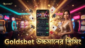 Goldsbet প্ল্যাটফর্মে উচ্চমানের এইচডি লাইভ স্ট্রিমিং