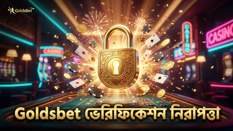 নিরাপত্তার জন্য Goldsbet প্ল্যাটফর্মের উন্নত ভেরিফিকেশন।