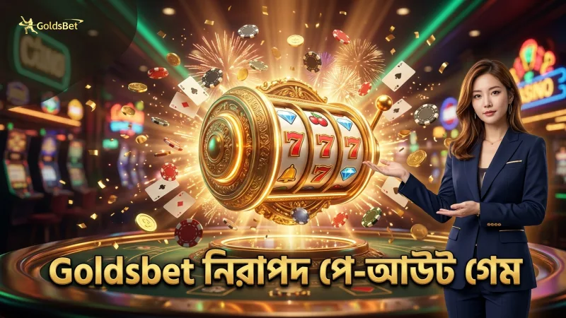 Goldsbet প্ল্যাটফর্মে মেগা এস এর নিরাপদ পে-আউট গ্যারান্টি।