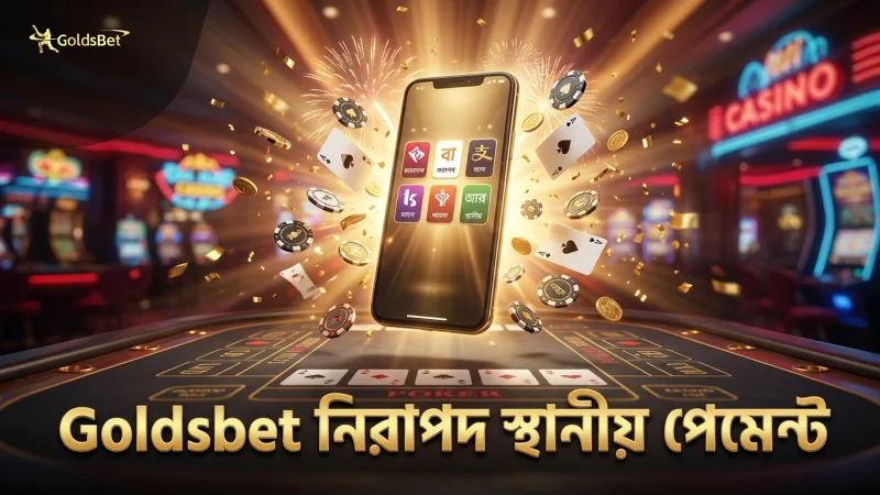 স্থানীয় পেমেন্ট পদ্ধতি দিয়ে দ্রুত এবং নিরাপদ লেনদেন করুন Goldsbet-এ