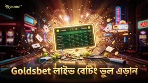 লাইভ মোমেন্টাম ট্র্যাক করে বেট করার সময় ভুল এড়িয়ে চলুন Goldsbet-এ
